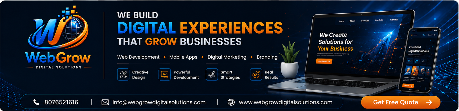 Website Development Company in India - WebGrow Digital Solutions